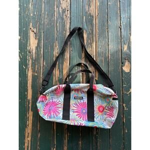 Yak Pak Mini Duffel Bag Peace Sign Starburst Psychedelic Canvas Travel Gym Bag